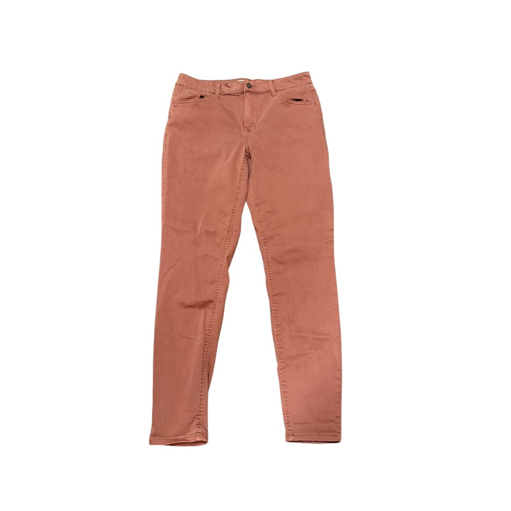Maurices m jeans Size Large High Rise Jegging Terracotta Rust Orange